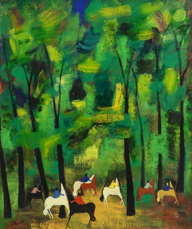 Sample artwork by Gian Rodolfo D'Accardi (1906 - 1993), known for painting - View similar artists and auction records