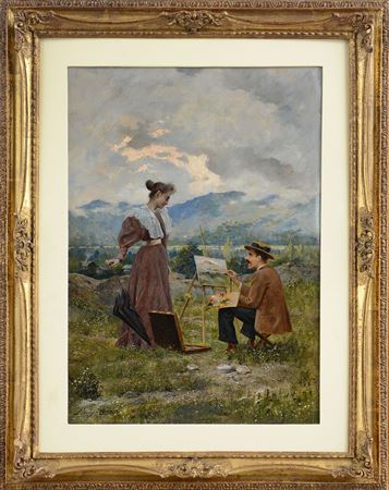 Sample artwork by Luigi Clara (1875 - 1925), known for painting - View similar artists and auction records