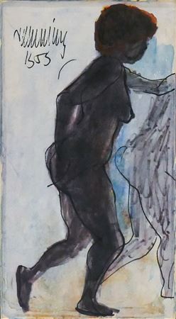 ''Nude Girl Walking''