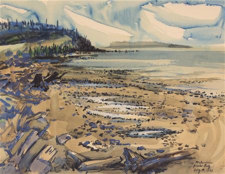 ''Birch Bay, July 4th'' 1966 by John Matsudaira - Auction record, sale price, and art valuation. Compare with similar artists and explore comparable artworks.