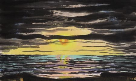 ''Sunset, Shi Shi'' (Beach) 1972