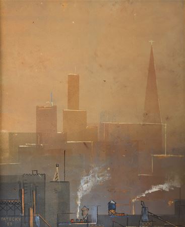 ''Rooftops'' 1953 by Albert Patecky - Auction record, sale price, and art valuation. Compare with similar artists and explore comparable artworks.