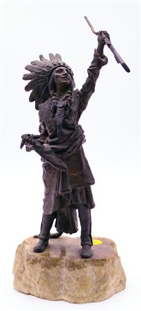 ''Indian Chief with Rifle''