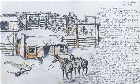 ''Carey, Idaho Illustrated Letter'' 1932