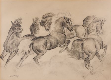 ''Running Horses''