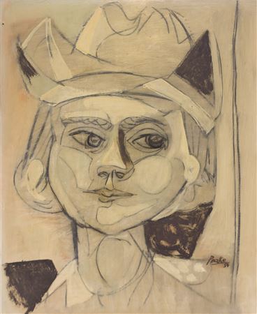 ''Girl with Cowboy Hat'' 1954