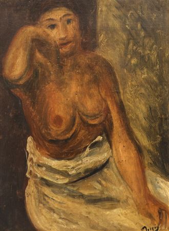 ''Seated Nude''