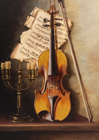 ''Violin Still Life''