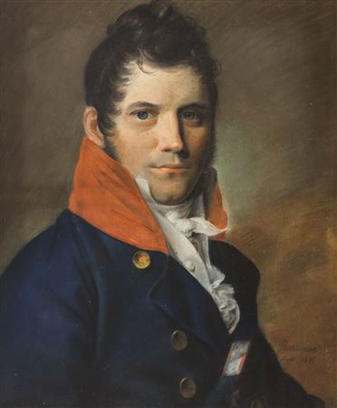''Portrait of Lorenz Lorck'' (Naval Captain) 1816 by Christian Horneman - Auction record, sale price, and art valuation. Compare with similar artists and explore comparable artworks.