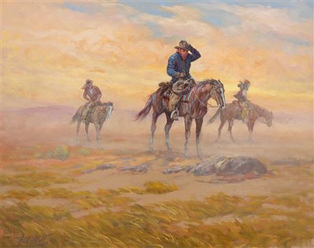 ''Caught in the Storm'' 1993 by Fred Oldfield - Auction record, sale price, and art valuation. Compare with similar artists and explore comparable artworks.