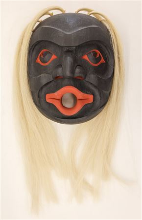 ''Wild Woman'' Cedar Mask