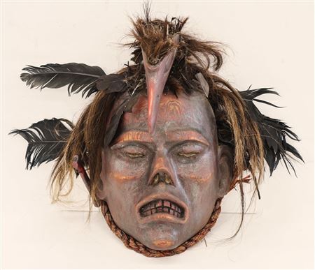 ''Shaman Going to the Other World'' Mask