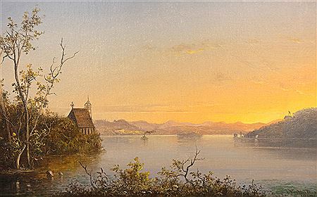''Sunset Landscape'' 1889