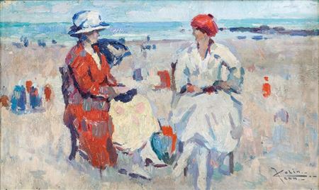 Deux femmes à la plage