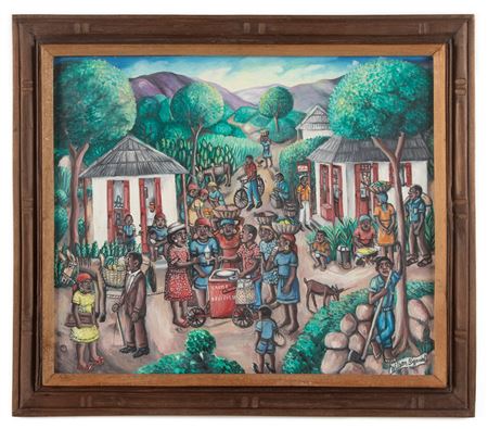 "Ice Cream Vendor with His Cart"