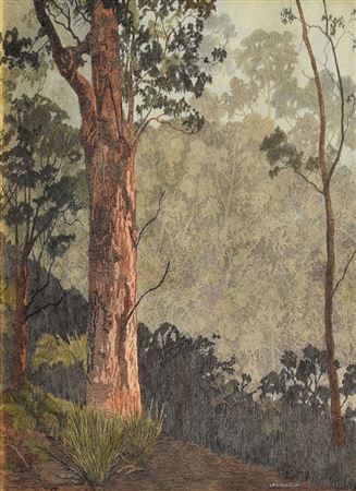 “The Gully” by Rene Collot D'herbois - Auction record, sale price, and art valuation. Compare with similar artists and explore comparable artworks.