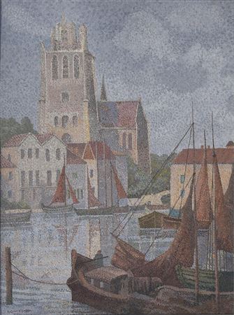 'European Harbour Scene’