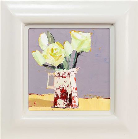 White Roses by Mhairi McGregor - Auction record, sale price, and art valuation. Compare with similar artists and explore comparable artworks.