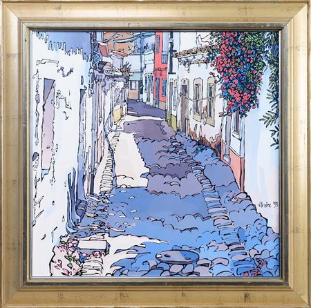 STREET IN LOULE by Jennifer Irvine - Auction record, sale price, and art valuation. Compare with similar artists and explore comparable artworks.