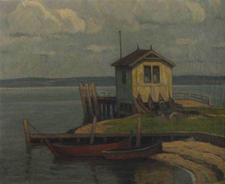Bootshaus am See