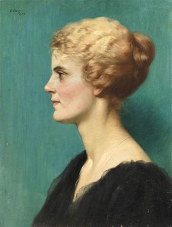 Portrait of a Lady in Profile