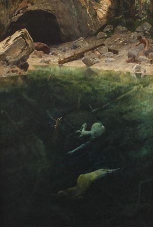 Mystisches Seeufer