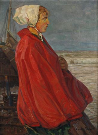 Friesenmädchen an der Küste by Paul Wallat - Auction record, sale price, and art valuation. Compare with similar artists and explore comparable artworks.