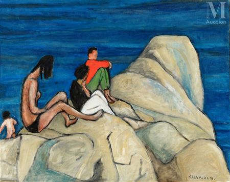 Sample artwork by Jozef Czapski (1896 - 1993), known for painting; interiors, still lifes, portraits, outdoor scenes - View similar artists and auction records