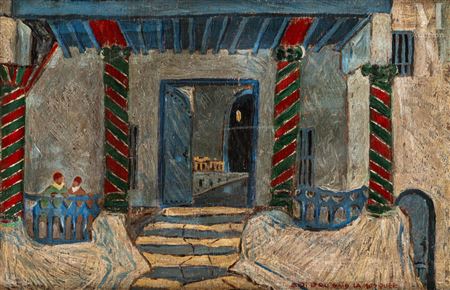 Entrance to Café Mrabet in Tunis