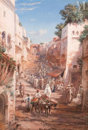 Sample artwork by Paul Pascal (1867 - 1945), known for figure, landscape, genre painting - View similar artists and auction records