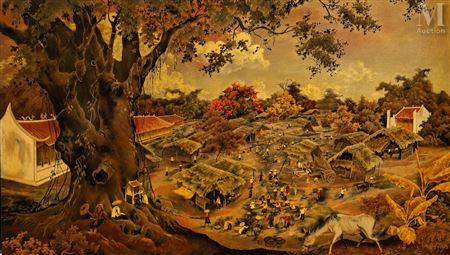Sample artwork by Than Le N'Guyen (1919 - 2003), known for sculpture, painting - View similar artists and auction records