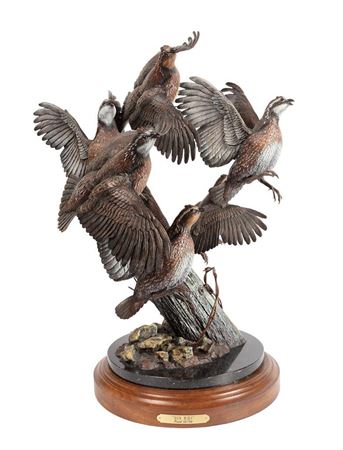 Sample artwork by Frank DiVita (Born 1949), known for wildlife sculpture, text book illustration - View similar artists and auction records