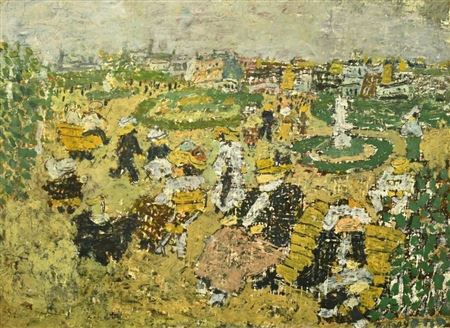 Figures in the garden