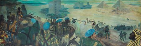 Sample artwork by Tatang Ganar (1936 - 2004), known for paintings - View similar artists and auction records