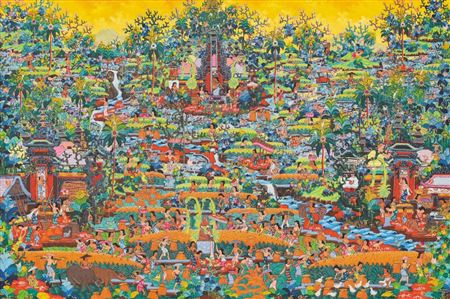 The Harvest by Ketut I Soki - Auction record, sale price, and art valuation. Compare with similar artists and explore comparable artworks.