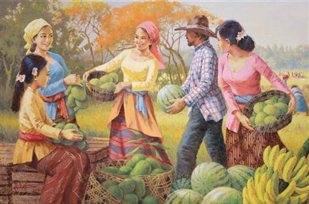 The Joy of Abundant Fortune (Gembira Rizki Berlimpah) by Pardoli Fadli - Auction record, sale price, and art valuation. Compare with similar artists and explore comparable artworks.