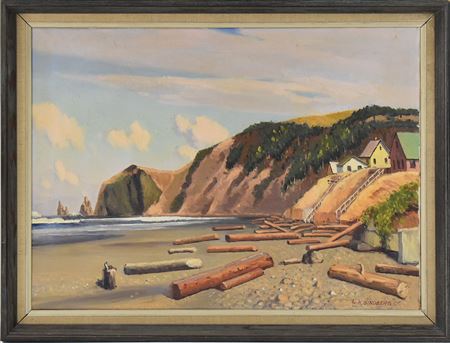 OREGON COAST by Lawrence Sindberg - Auction record, sale price, and art valuation. Compare with similar artists and explore comparable artworks.