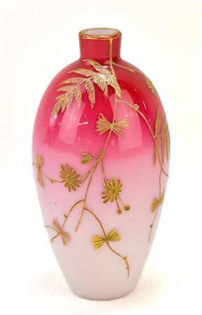 PEACHBLOW CASED VASE