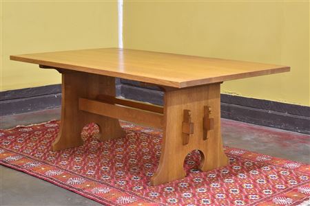 STICKLEY ARTS & CRAFTS OAK DINING TABLE