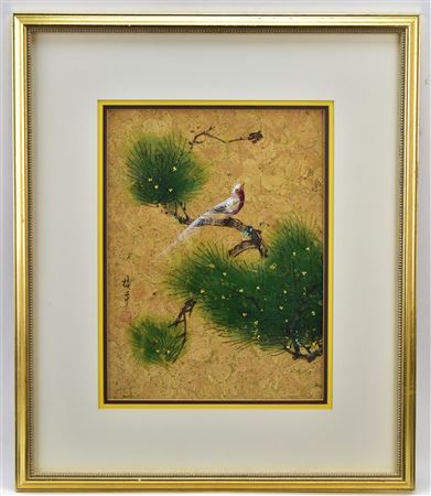 Bird in a Pine Tree