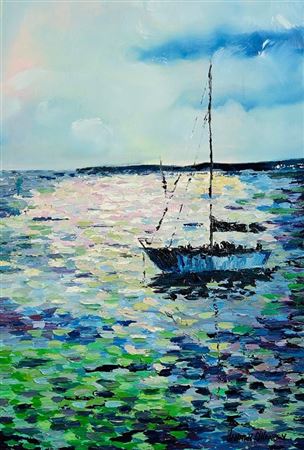 Sample artwork by Hannah O'Hanlon, known for painting - View similar artists and auction records