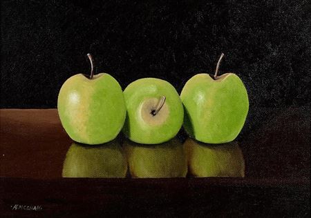 Three Apples by Kevin Meehan - Auction record, sale price, and art valuation. Compare with similar artists and explore comparable artworks.