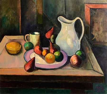 Still Life - Fruit and Jug