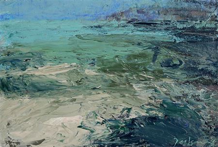 Shoreline Study with Green Water, Westport