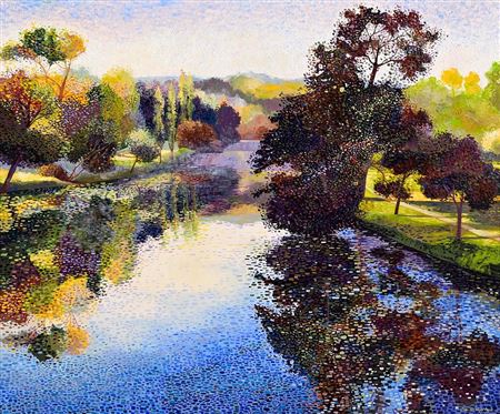 The Sullane at Macroom (2014) by Victor Richardson - Auction record, sale price, and art valuation. Compare with similar artists and explore comparable artworks.