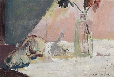 Bottle with Flowers (1986)
