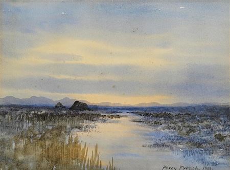Turf Stack on a Bogland Lake (1906)