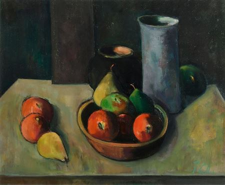 Still Life with Blue Vase