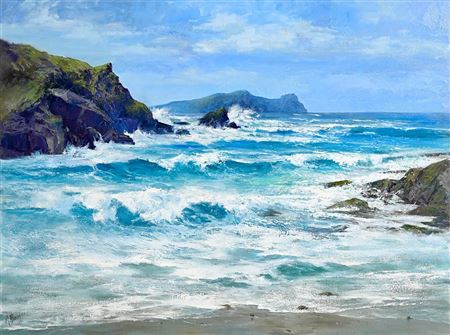 A Windy Day, Clogher Strand, Kerry