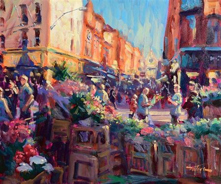 Flower Sellers, Grafton Street